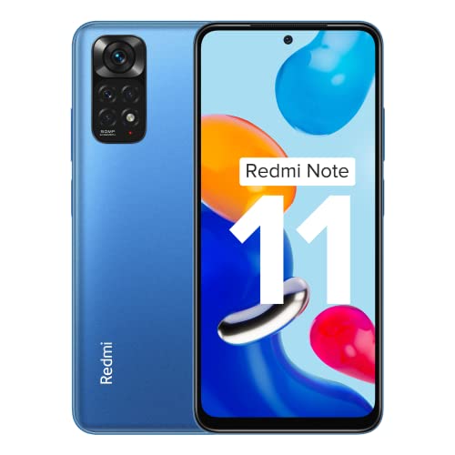 Redmi Note 11 (Horizon Blue, 6GB RAM, 128GB Storage)|90Hz FHD+ AMOLED Display | Qualcomm® Snapdragon™ 680-6nm | Alexa Built-in | 33W Charger Included