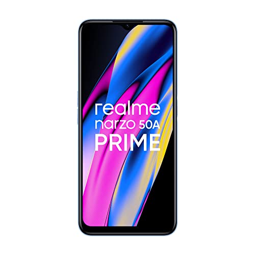 realme narzo 50A Prime (Flash Blue, 4GB RAM+64GB Storage) FHD+ Display | 50MP AI Triple Camera (Charger to be Bought Separately)
