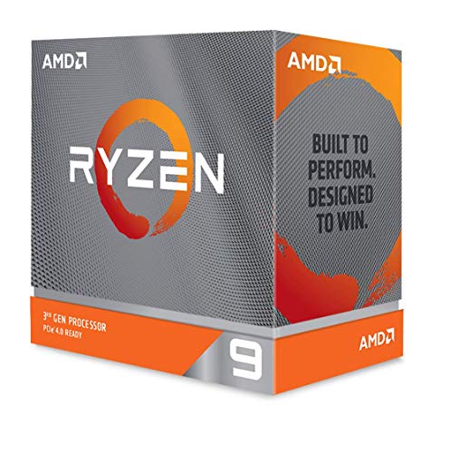 AMD 3000 Series Ryzen 9 3900XT Desktop Processor 12 cores 24 Threads 70MB Cache 3.8GHz Upto 4.7GHz AM4 Socket 400 & 500 Series Chipset (100-100000277WOF)