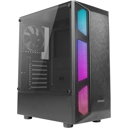 Antec NX250 Mid Tower Gaming Cabinet/Computer Case | Support ATX,Micro-ATX,ITX | 1 x 120mm Fan in Rear