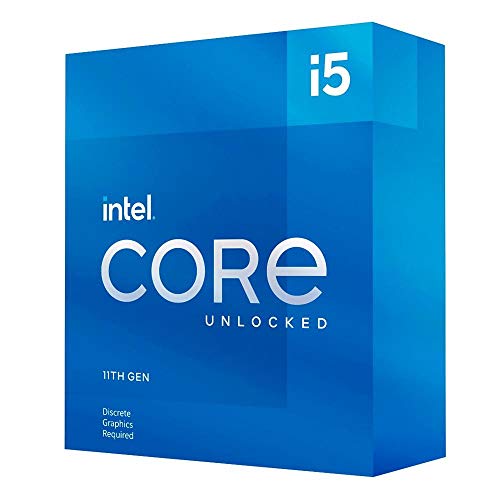 Intel Core i5 11600K 11th Gen Generation Processor 12MB Cache, up to 4.90 GHz Clock Speed 6 Cores 12 Threads 125W UHD Graphics 750 LGA 1200 Socket 3 Years Warranty
