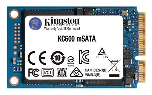 Kingston 512GB KC600 mSATA Internal SSD (SKC600/512GB)