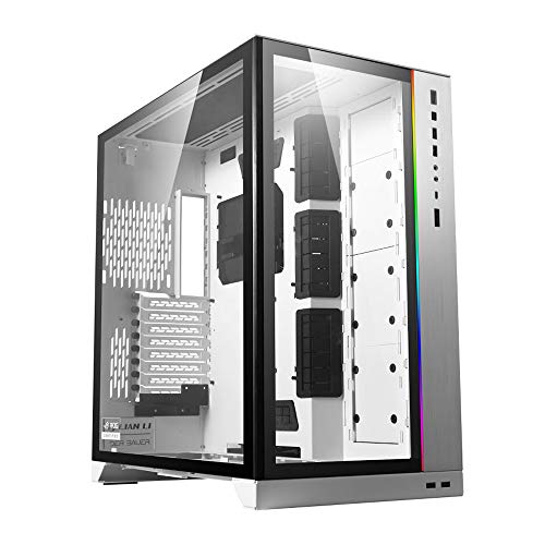 Lian Li PC-O11 Dynamic XL ROG Certified Full Tower ATX Computer Case I Gaming Cabinet I O11DXL - White