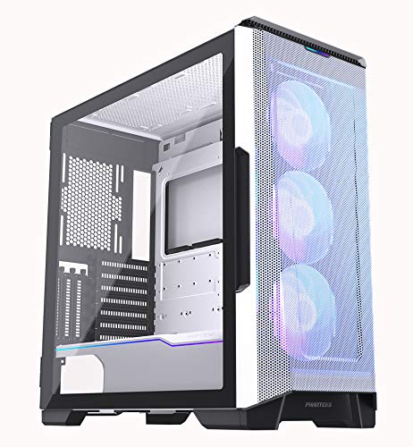 Phanteks Eclipse P500 Air Mid Tower Computer Case / Gaming Cabinet - White| Support ATX, Micro ATX, Mini ITX, E-ATX | Pre-Installed 3 x 140 mm D-RGB Fans in Front - PH-EC500ATG_DWT01