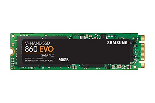 (Renewed) Samsung 860 EVO Series - 500GB M.2 SATA Internal Solid State Drive (MZ-N6E500BW)
