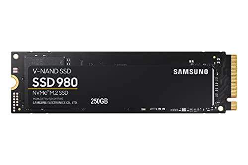 Samsung 980 250GB Up to 3,500 MB/s PCIe 3.0 NVMe M.2 (2280) Internal Solid State Drive (SSD) (MZ-V8V250)