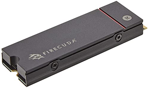 Seagate FireCuda 530 1TB Internal Solid State Drive - M.2 PCIe Gen4 ×4 NVMe 1.4, Transfer speeds up to 7300MB/s, 3D TLC NAND, 1275 TBW, 1.8M MTBF, Heatsink, with Rescue Services (ZP1000GM3A023)