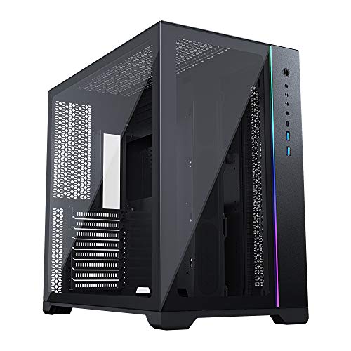Phanteks Metallic Gear Neo Qube Mid Tower ATX Computer Case / Gaming Cabinet - Black | Support E-ATX, ATX, Micro-ATX, Mini-ITX - MG-NE620Q_DBK01